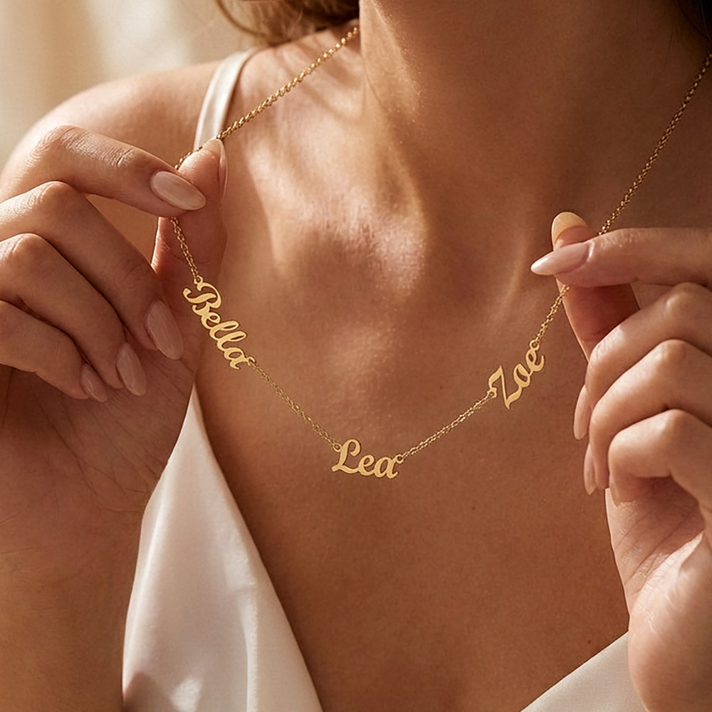 Personalized Name Necklace for Mom