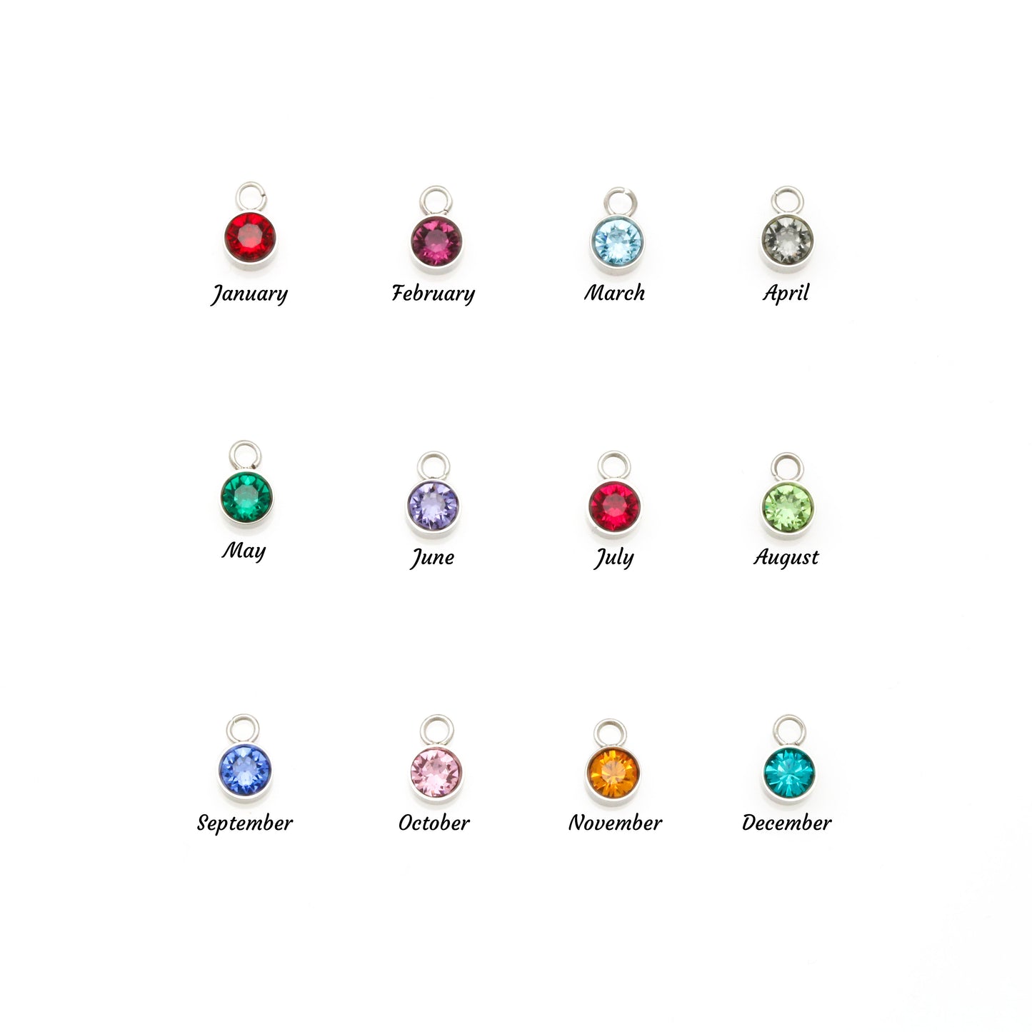 Personalized Granddaughter Name Necklace with Birthstone