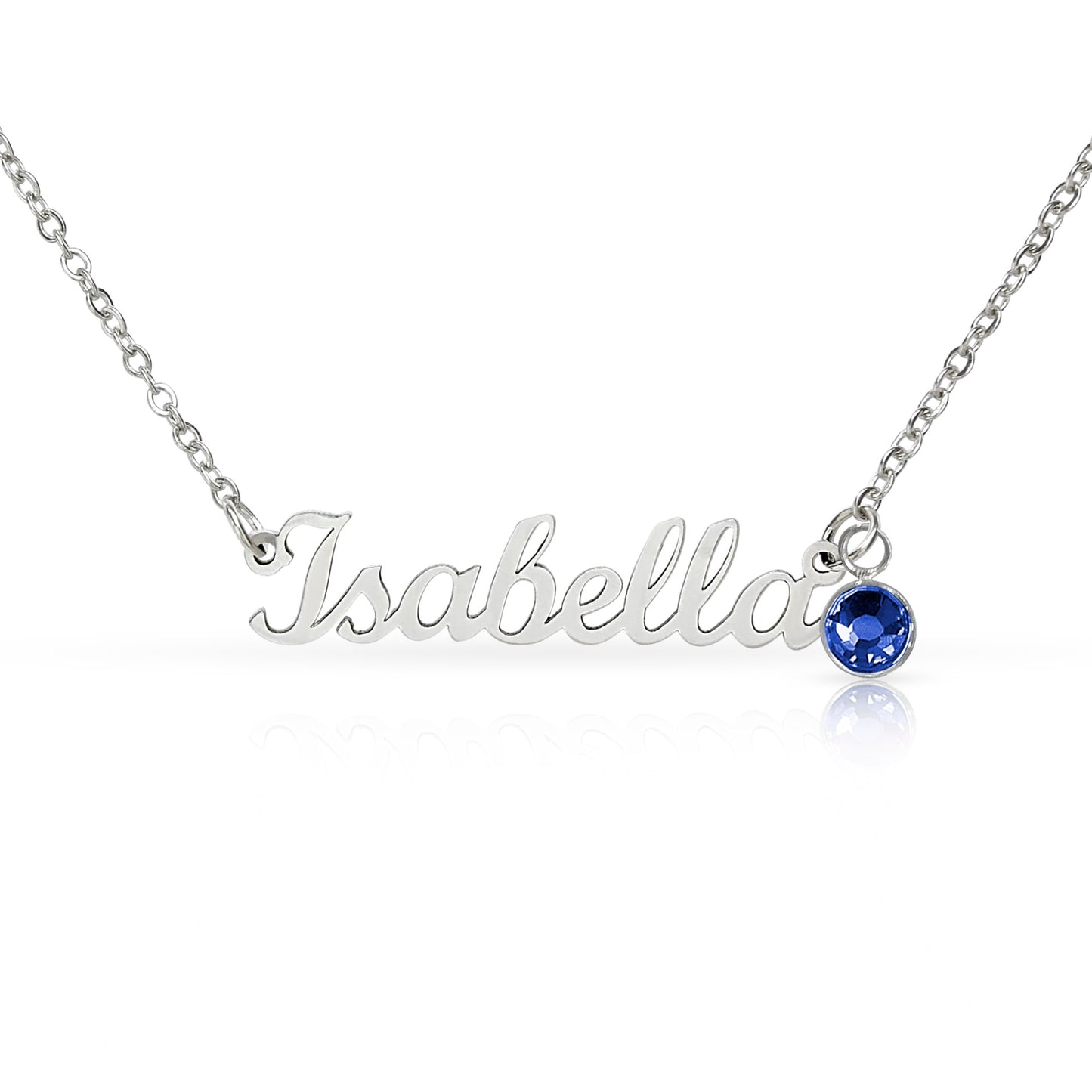 Personalized Granddaughter Name Necklace with Birthstone