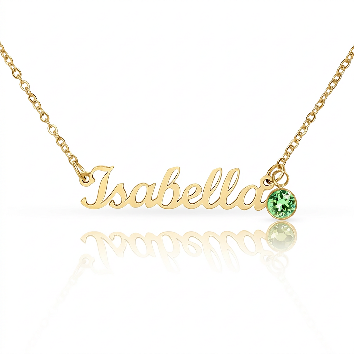 Personalized Granddaughter Name Necklace with Birthstone
