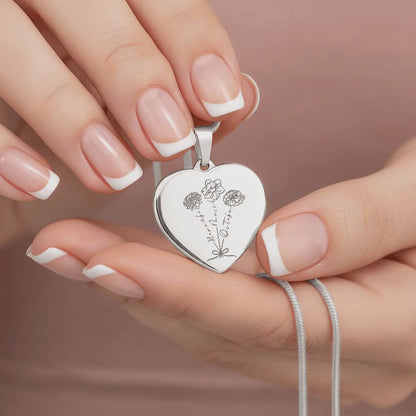 Mother’s Garden Necklace - Personalized Birth Flower Keepsake