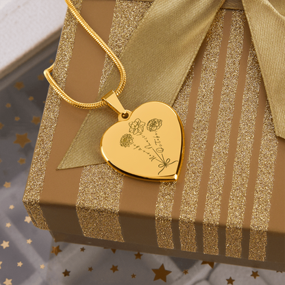 Mother’s Garden Necklace - Personalized Birth Flower Keepsake